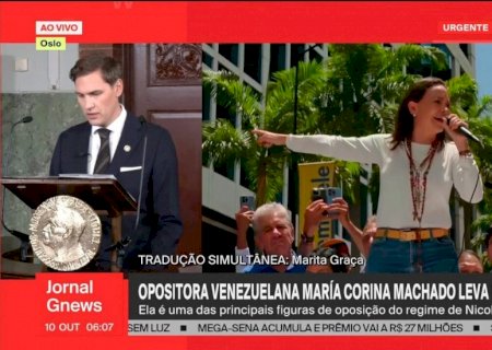 María Corina Machado vence Prêmio Nobel da Paz 2025