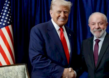 Trump registra encontro com Lula em sua rede social