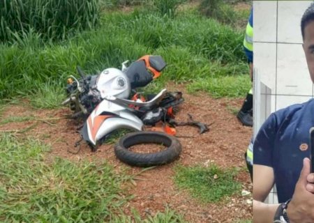 Homem morre após sofrer queda de moto na MS-306, em Cassilândia