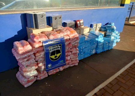 Angélica: Polícia Militar Rodoviária apreende mercadorias após perseguição na MS-145