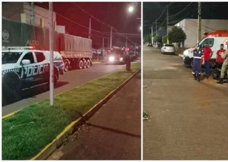 Batida entre motos deixa adolescente ferido em São Gabriel