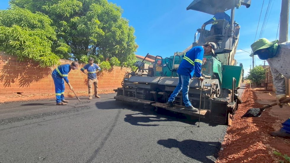 Angélica: Pavimentação no Bairro Portal do Sol avança e reforça desenvolvimento