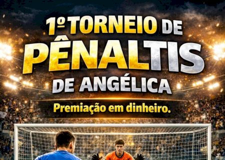 Angélica terá grandes eventos esportivos com torneios de X1 e disputa de pênaltis