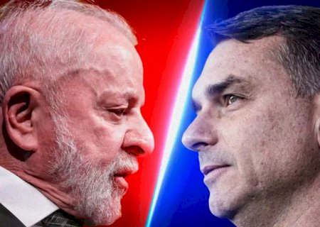 Lula e Flávio Bolsonaro estão tecnicamente empatados no 2&ordm; turno, diz Datafolha