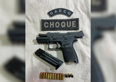 Alvo de ação do Gaeco atira contra policiais e acaba preso