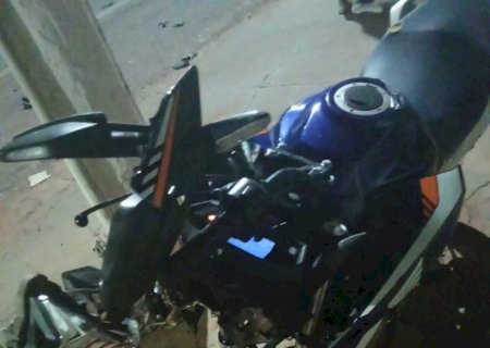 IVINHEMA: Acidente entre carro e moto deixa motociclista em estado grave