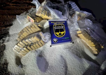 Carreta tomba e esparrama quase meia tonelada de drogas em rodovia