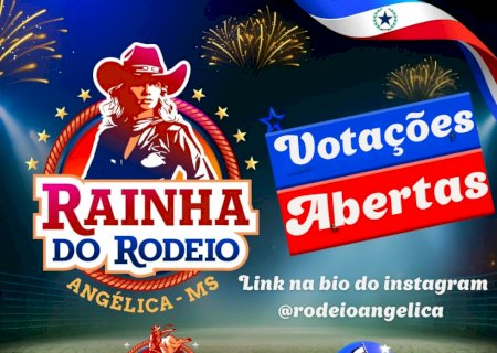 Angélica: Votação para escolha da Rainha do Rodeio é oficialmente aberta