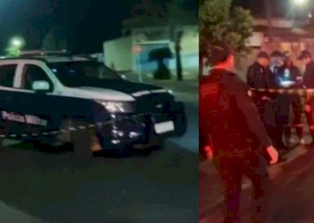 Dois são baleados e um morre em ataque no portão de casa em Três Lagoas