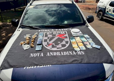 IVINHEMA: Polícia  militar  prende homem por tráfico  de drogas  e apreende   mais de  250 gramas de  crack