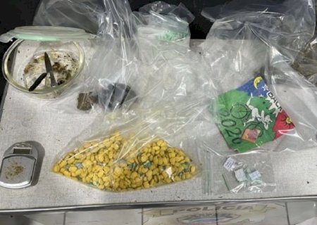 NAVIRAÍ: Casal é preso com ecstasy, LSD e maconha