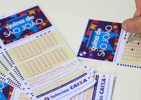 Cinco apostas de MS faturam R$ 122 mil na Quina de S&atilde;o Jo&atilde;o