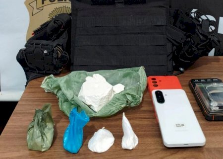 Polícia Civil apreende mais de 300 gramas de cocaína e prende suspeito por tráfico em Anaurilândia