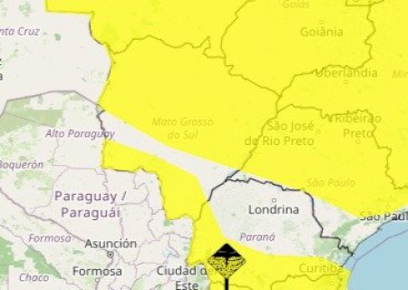 Inmet coloca MS em alerta para tempestade e ventos de at&eacute; 60 km/h