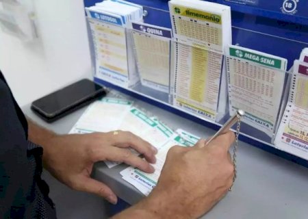 Mega-Sena acumula e aposta de MS fatura R$ 45,9 mil com quina