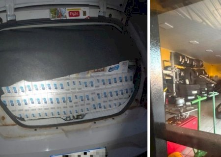 PF mira esquema de contrabando de cigarros e pneus em MS