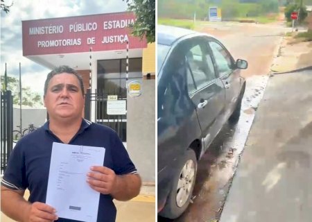 NOVA ANDRADINA: Vereador aciona Ministério Público por vazamento de esgoto