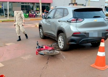 Idosa morre após acidente envolvendo bicicleta elétrica e carro em Rio Brilhante