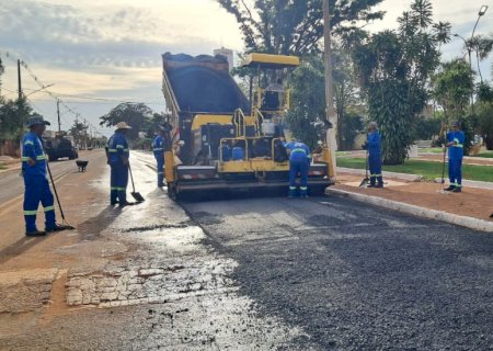 Angélica: Prefeitura inicia as obras de recapeamento da Rua Stefan Dudas