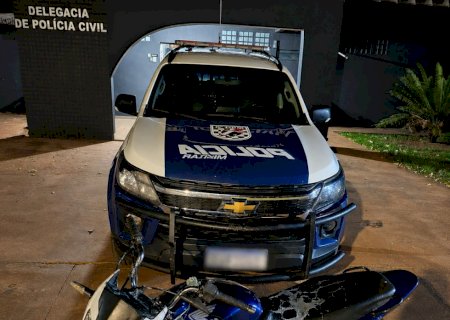 Angélica: Força Tática recupera motocicleta furtada durante operação nas proximidades do DETRAN