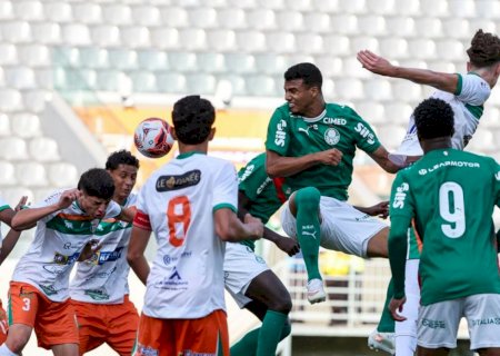 Naviraiense perde para o Palmeiras por 10 a 0 pela Copa do Brasil Sub-20