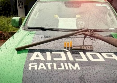 Após denúncia, homem é preso com espingarda e confessa homicídio em Amambai